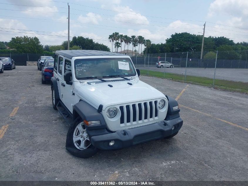 2018 Jeep Wrangler Unlimited Sport VIN: 1C4HJXDN2JW315458 Lot: 39411362