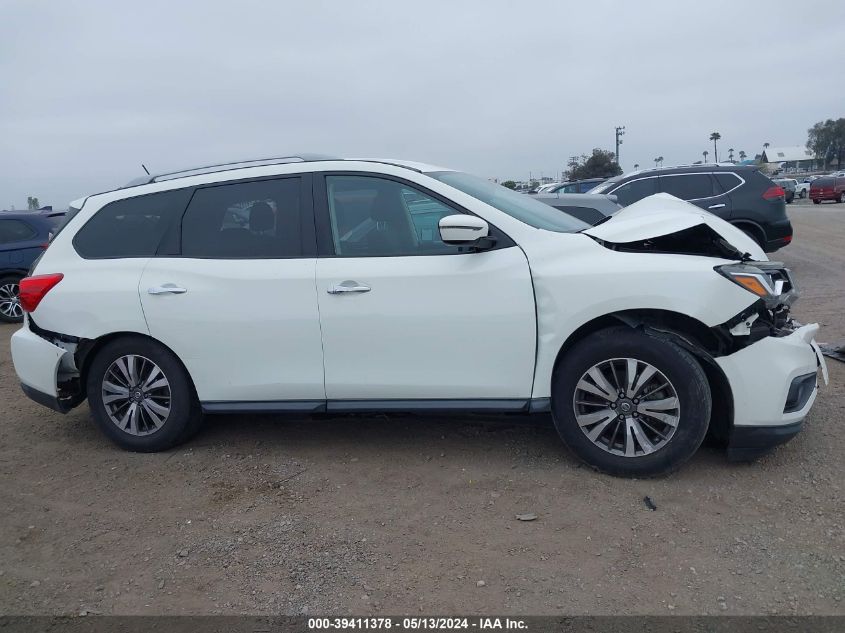 2017 Nissan Pathfinder Sv VIN: 5N1DR2MNXHC663090 Lot: 39411378