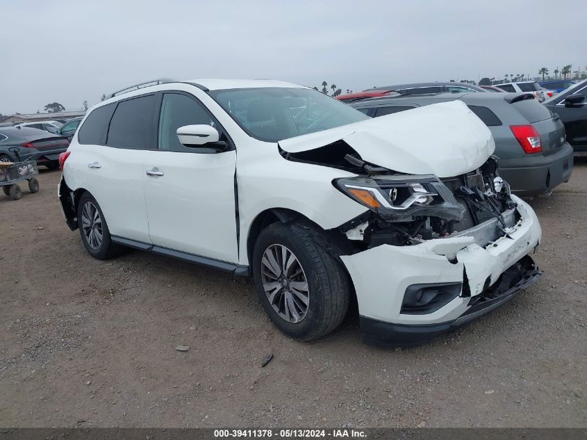 2017 Nissan Pathfinder Sv VIN: 5N1DR2MNXHC663090 Lot: 39411378