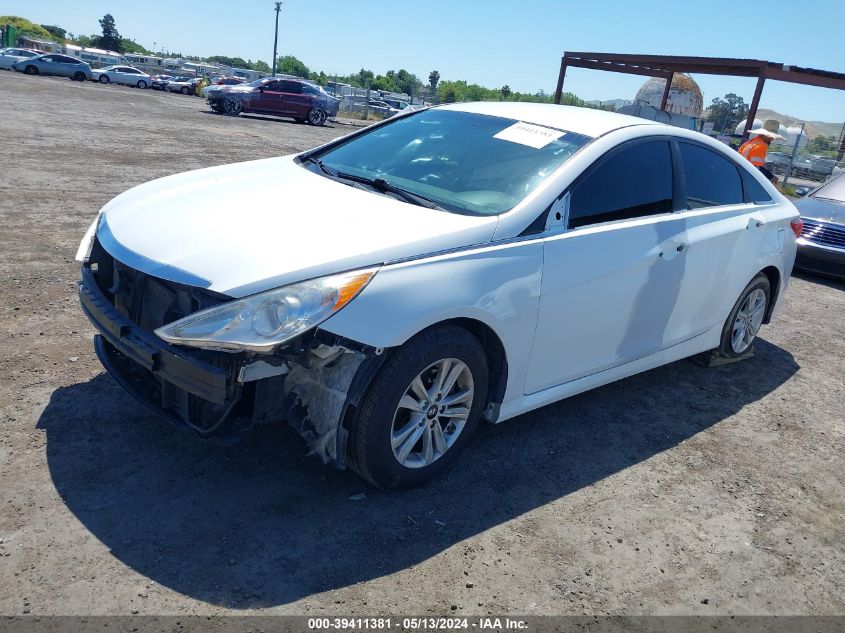 2014 Hyundai Sonata Gls VIN: 5NPEB4AC2EH820722 Lot: 39411381