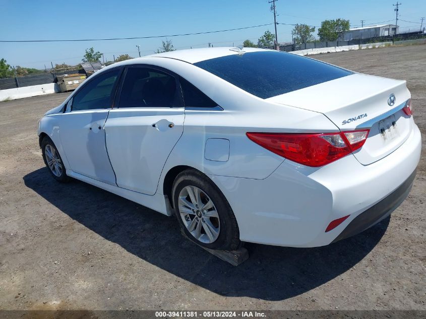 2014 Hyundai Sonata Gls VIN: 5NPEB4AC2EH820722 Lot: 39411381