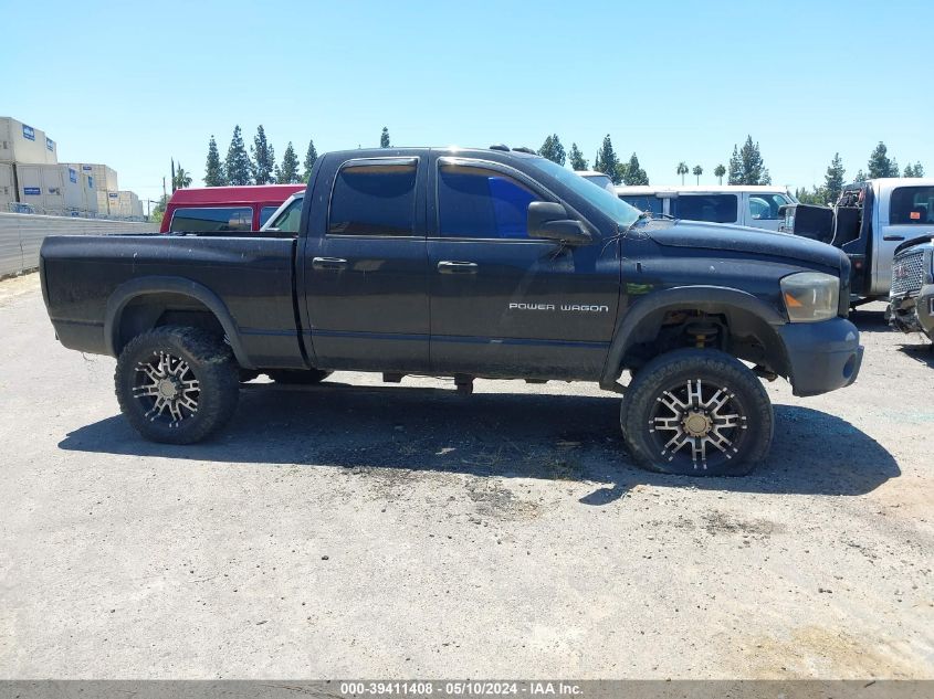 2007 Dodge Ram 2500 Slt/Trx4 Off Road/Sport/Power Wagon VIN: 3D7KS28D37G762563 Lot: 39411408