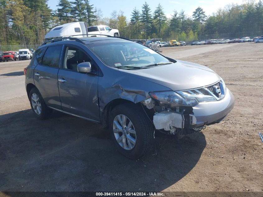 2011 Nissan Murano Sv VIN: JN8AZ1MW7BW170696 Lot: 39411415