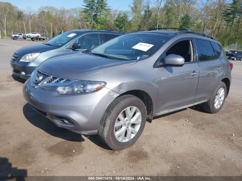 2011 Nissan Murano Sv VIN: JN8AZ1MW7BW170696 Lot: 39411415