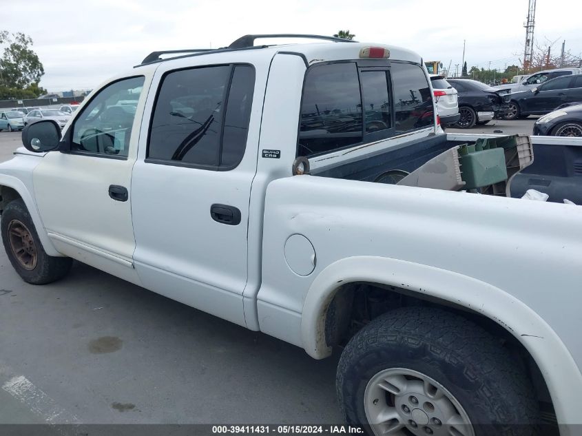 2000 Dodge Dakota Slt/Sport VIN: 1B7GL2AN4YS635041 Lot: 39411431