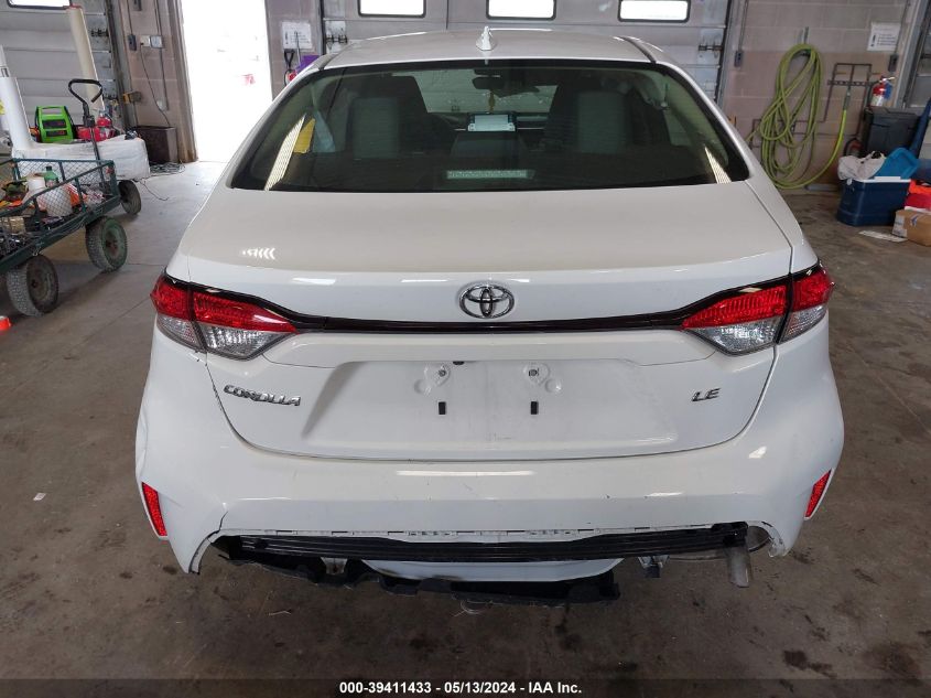 2020 Toyota Corolla Le VIN: JTDEPRAE6LJ096019 Lot: 39411433