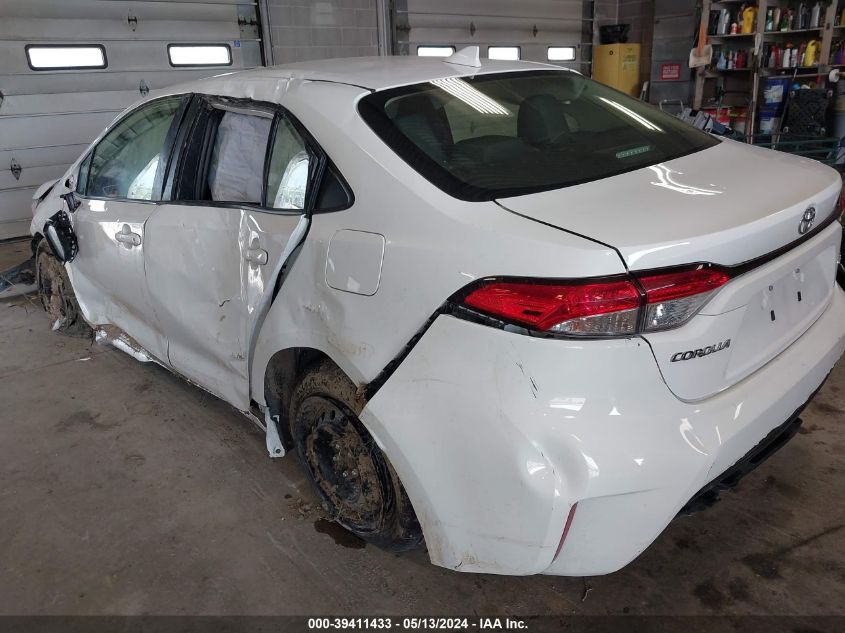 2020 Toyota Corolla Le VIN: JTDEPRAE6LJ096019 Lot: 39411433