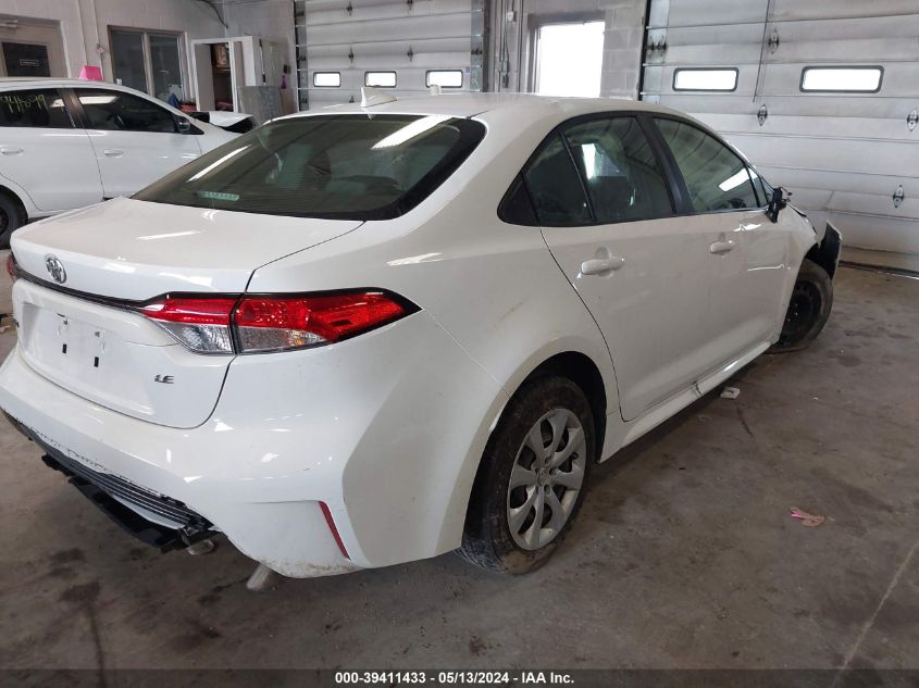 2020 Toyota Corolla Le VIN: JTDEPRAE6LJ096019 Lot: 39411433