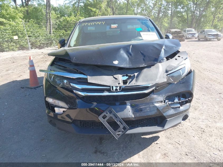 2018 Honda Pilot Lx VIN: 5FNYF6H17JB054206 Lot: 39411444