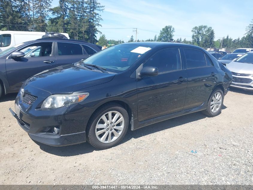 2009 Toyota Corolla S VIN: 1NXBU40EX9Z145449 Lot: 39411447