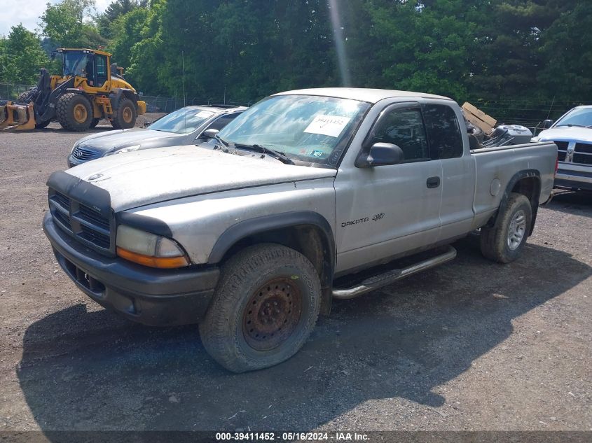 2002 Dodge Dakota VIN: 1B7GG12X22S621032 Lot: 39411452