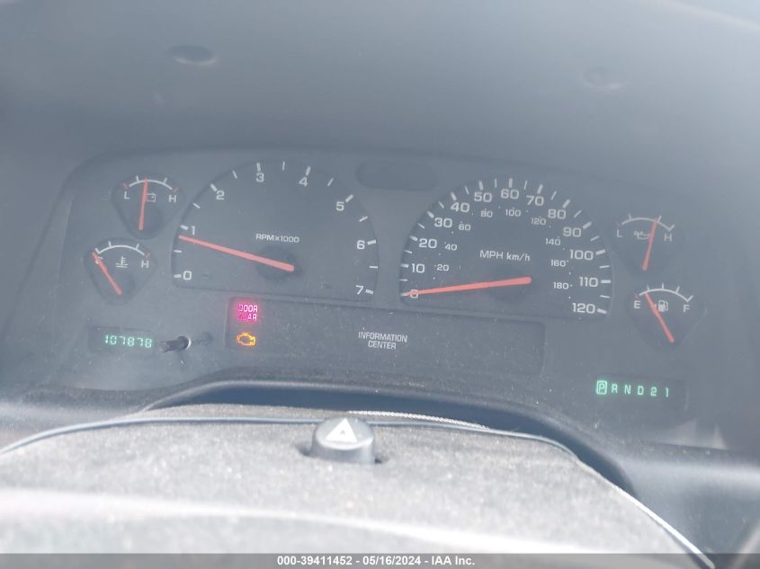 2002 Dodge Dakota VIN: 1B7GG12X22S621032 Lot: 39411452