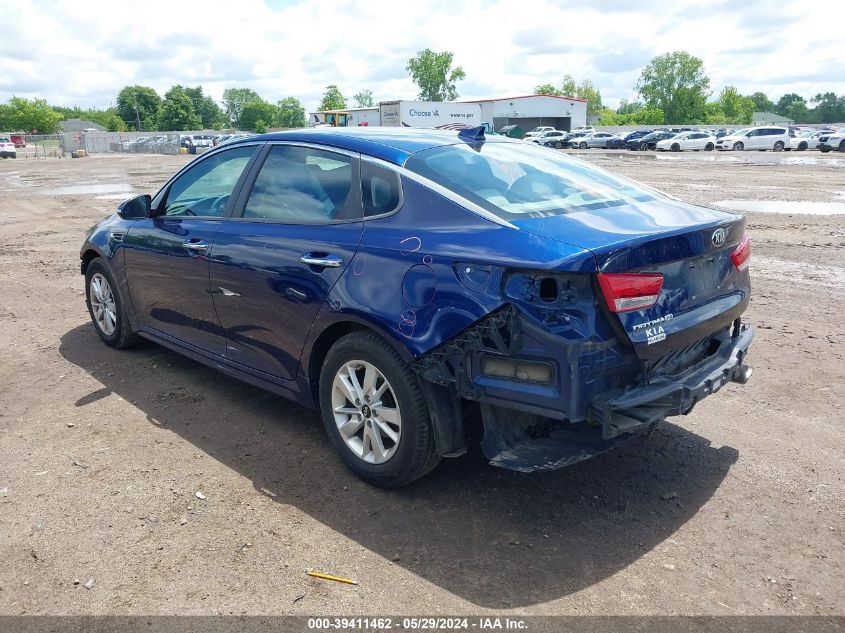 2016 Kia Optima Lx VIN: 5XXGT4L32GG030533 Lot: 39411462