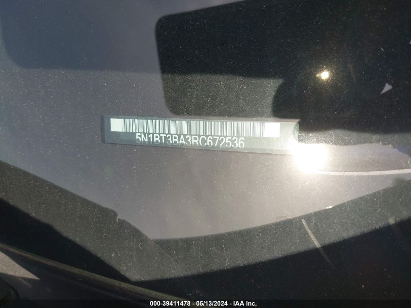 2024 NISSAN ROGUE SV FWD - 5N1BT3BA3RC672536