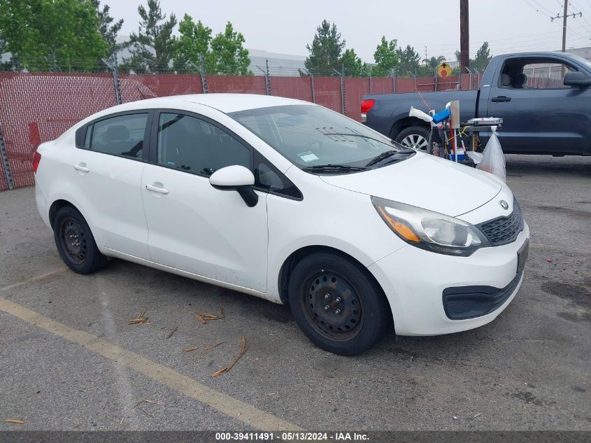 2014 Kia Rio Lx VIN: KNADM4A39E6331375 Lot: 39411491