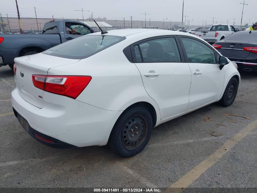 2014 Kia Rio Lx VIN: KNADM4A39E6331375 Lot: 39411491