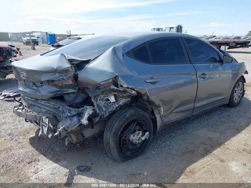 2018 Hyundai Elantra Se VIN: KMHD74LF2JU449920 Lot: 39411500