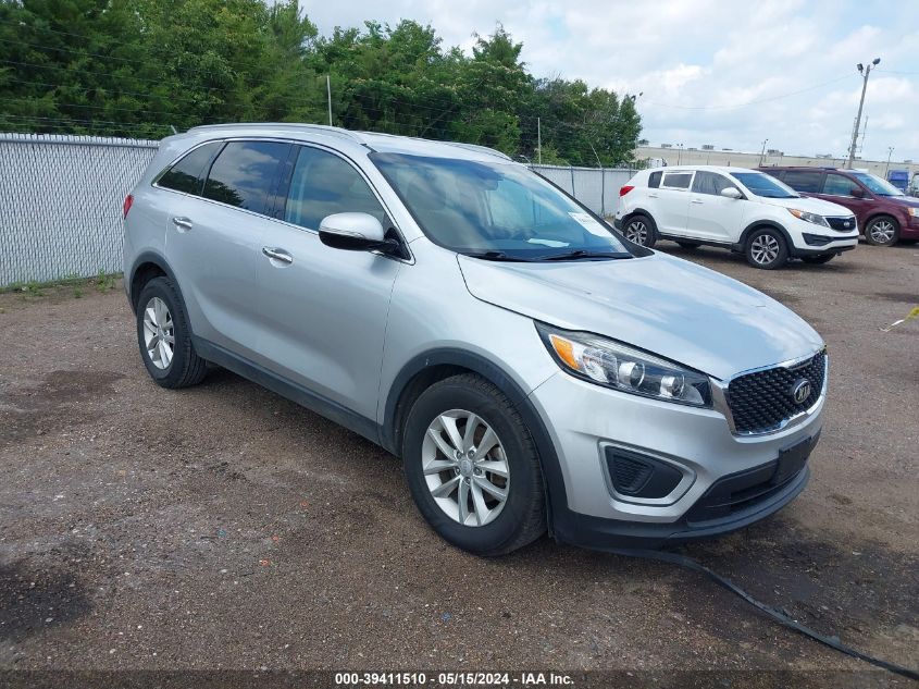 2017 KIA SORENTO 2.4L LX - 5XYPG4A3XHG325495