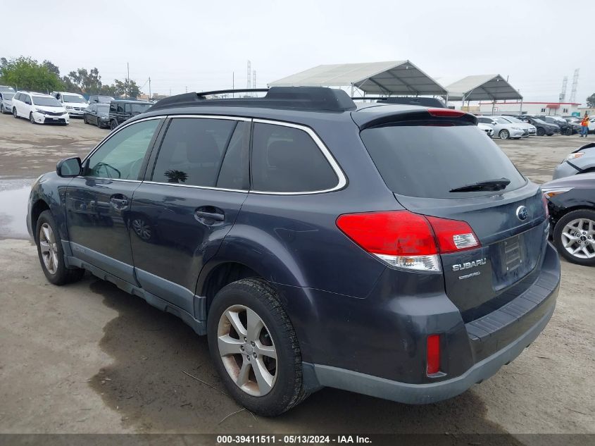 2013 Subaru Outback 2.5I Premium VIN: 4S4BRBBC7D3255570 Lot: 39411511