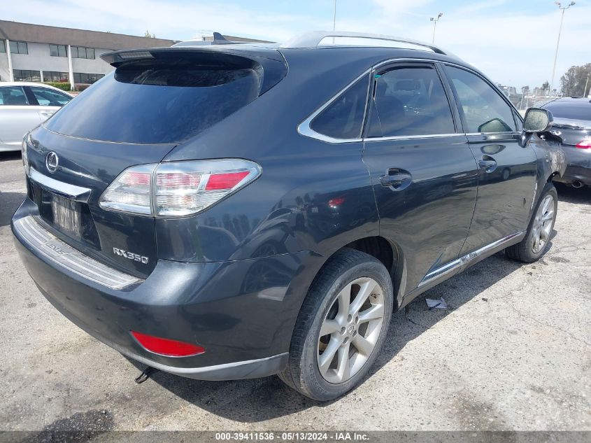 2011 Lexus Rx 350 VIN: 2T2BK1BAXBC109181 Lot: 39411536