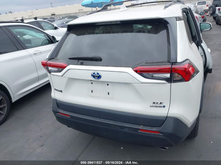 2021 Toyota Rav4 Xle Premium Hybrid VIN: 2T3B6RFV9MW025849 Lot: 39411537