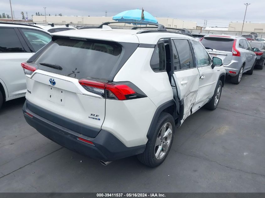 2021 Toyota Rav4 Xle Premium Hybrid VIN: 2T3B6RFV9MW025849 Lot: 39411537