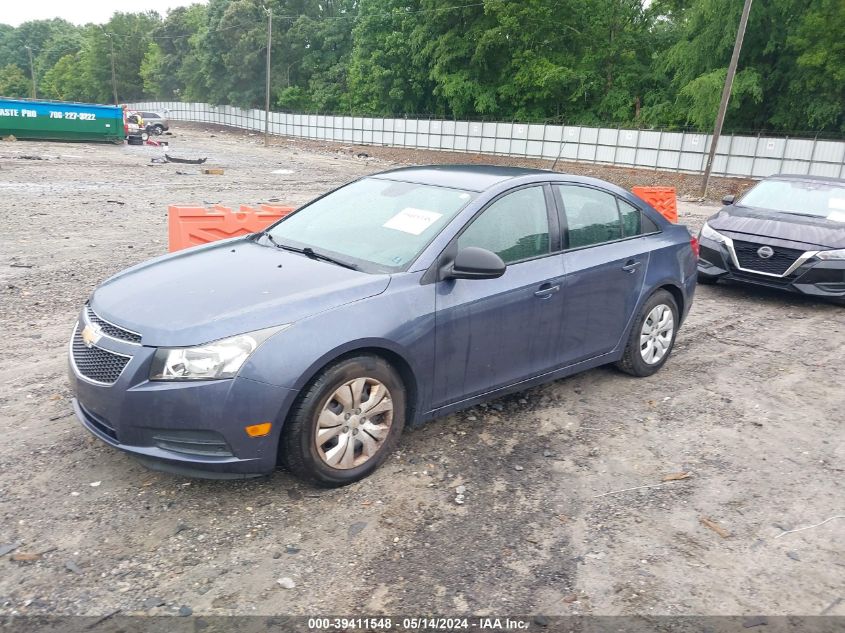 2014 Chevrolet Cruze Ls Auto VIN: 1G1PA5SH9E7429334 Lot: 39411548