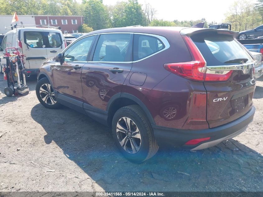 2019 Honda Cr-V Lx VIN: 2HKRW6H32KH211150 Lot: 39411565