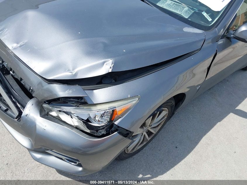 2014 Infiniti Q50 Premium VIN: JN1BV7AR7EM696231 Lot: 39411571