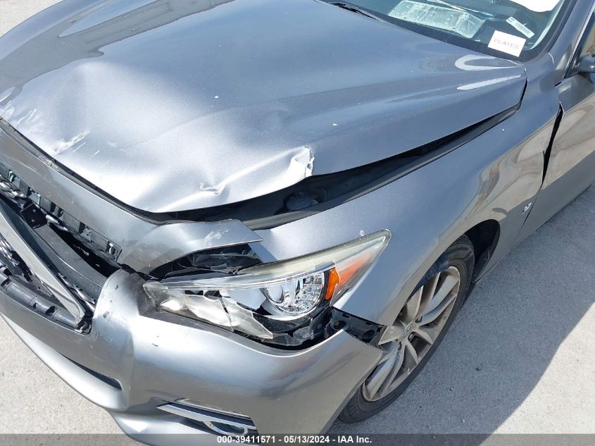 2014 Infiniti Q50 Premium VIN: JN1BV7AR7EM696231 Lot: 39411571