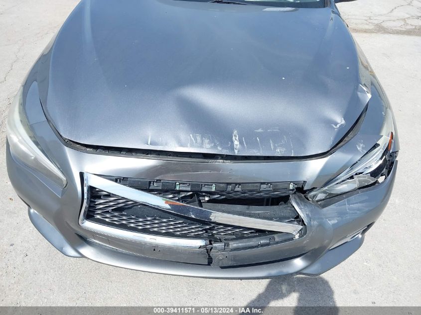 2014 Infiniti Q50 Premium VIN: JN1BV7AR7EM696231 Lot: 39411571