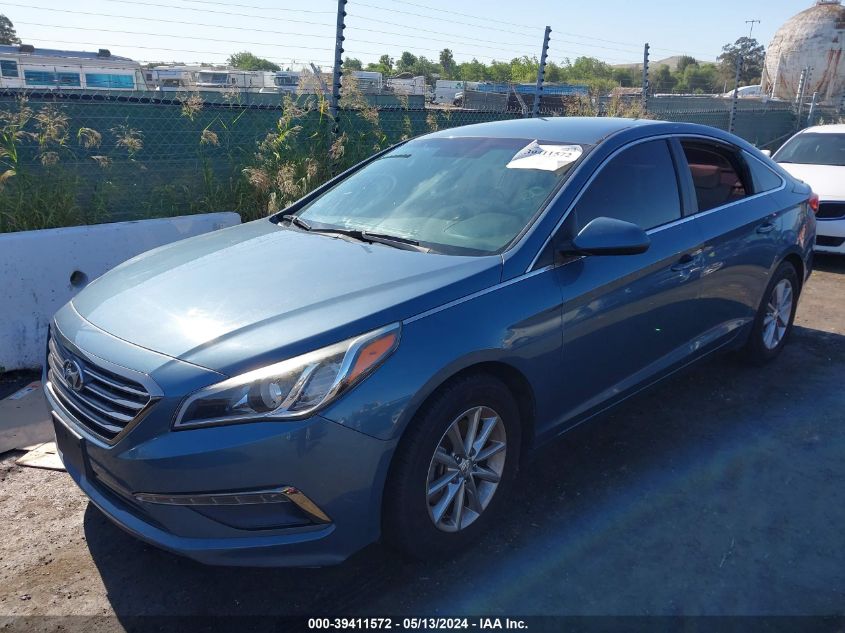 2015 Hyundai Sonata Se VIN: 5NPE24AF9FH120790 Lot: 39411572