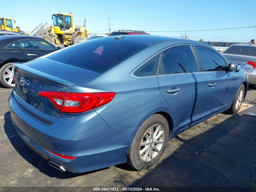 2015 Hyundai Sonata Se VIN: 5NPE24AF9FH120790 Lot: 39411572