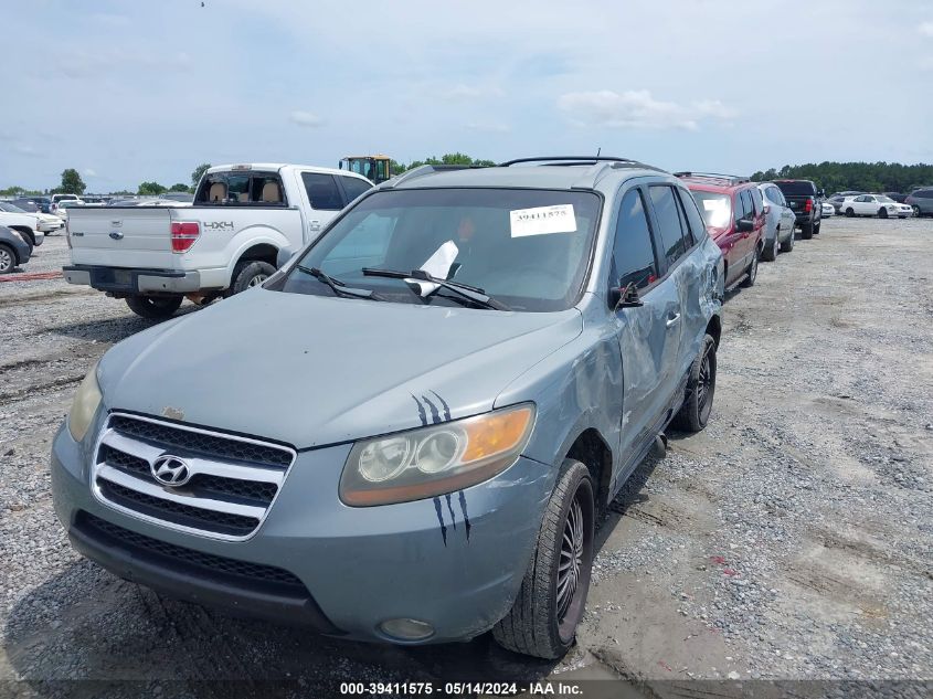 2007 Hyundai Santa Fe Gls VIN: 5NMSG13D47H062228 Lot: 39411575