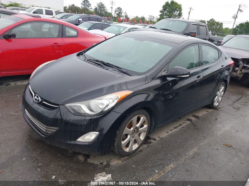 2013 Hyundai Elantra Limited VIN: 5NPDH4AE4DH305697 Lot: 39411587