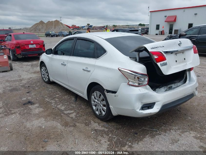 2017 Nissan Sentra Sv VIN: 3N1AB7AP0HL646143 Lot: 39411590