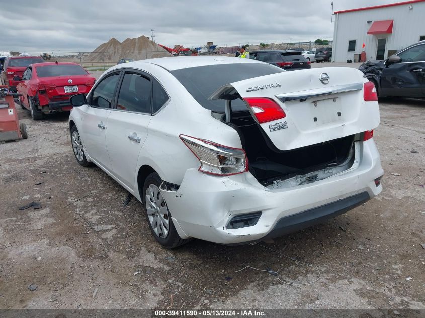 2017 Nissan Sentra Sv VIN: 3N1AB7AP0HL646143 Lot: 39411590