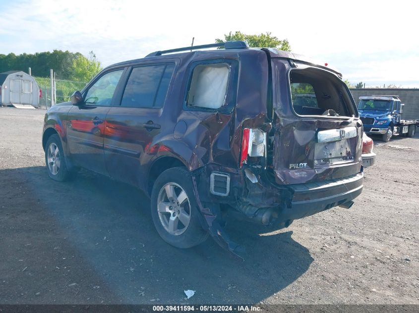 2011 Honda Pilot Ex-L VIN: 5FNYF4H54BB007241 Lot: 39411594