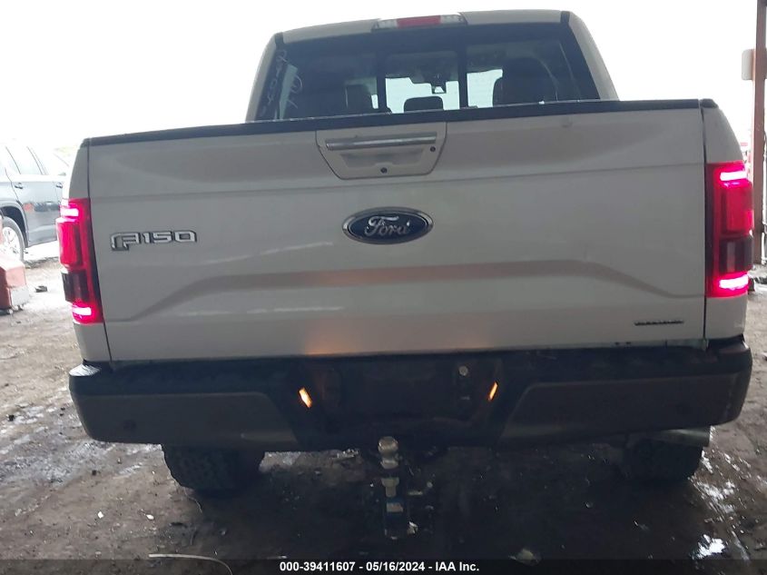 2016 Ford F-150 Lariat VIN: 1FTEW1EFXGKE93790 Lot: 39411607