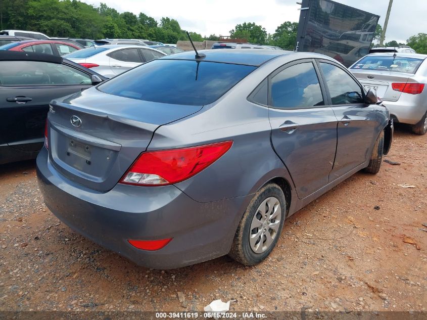 2016 Hyundai Accent Se VIN: KMHCT4AE1GU161221 Lot: 39411619