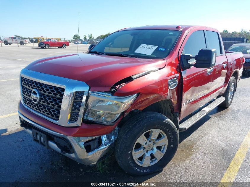 2017 Nissan Titan Sv VIN: 1N6AA1E60HN563355 Lot: 39411621