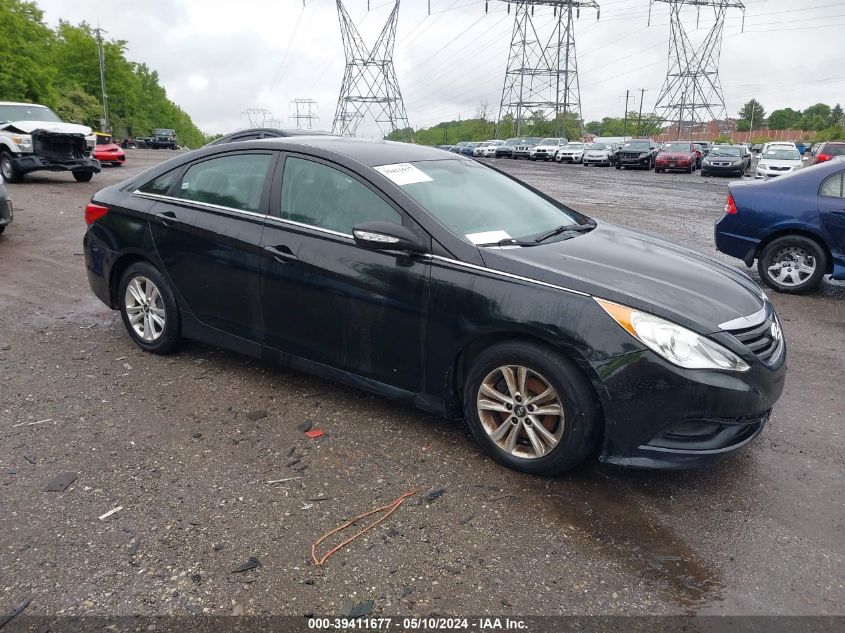 2014 Hyundai Sonata Gls VIN: 5NPEB4AC3EH872909 Lot: 39411677