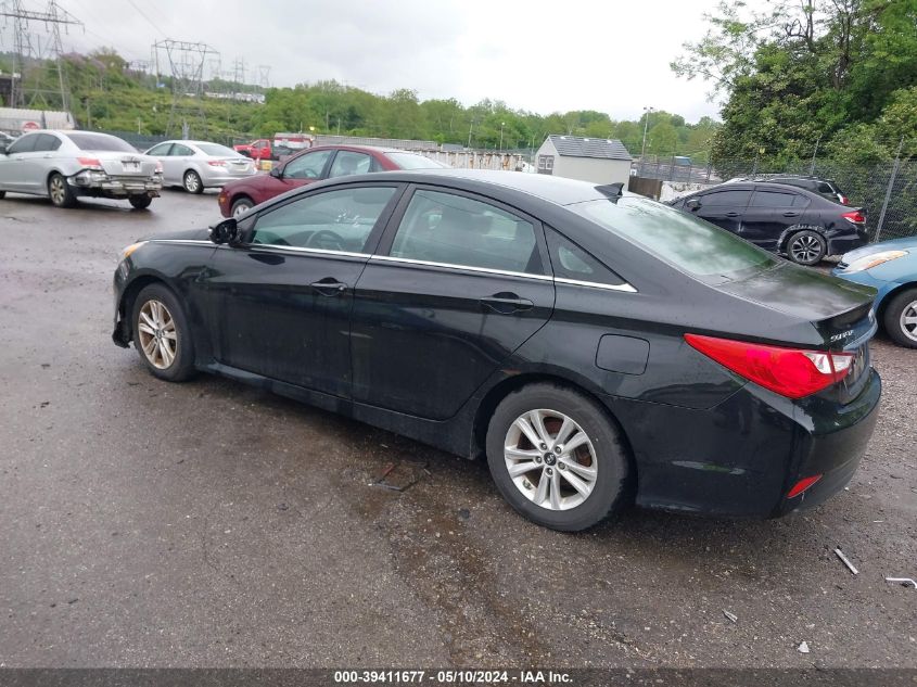 2014 Hyundai Sonata Gls VIN: 5NPEB4AC3EH872909 Lot: 39411677