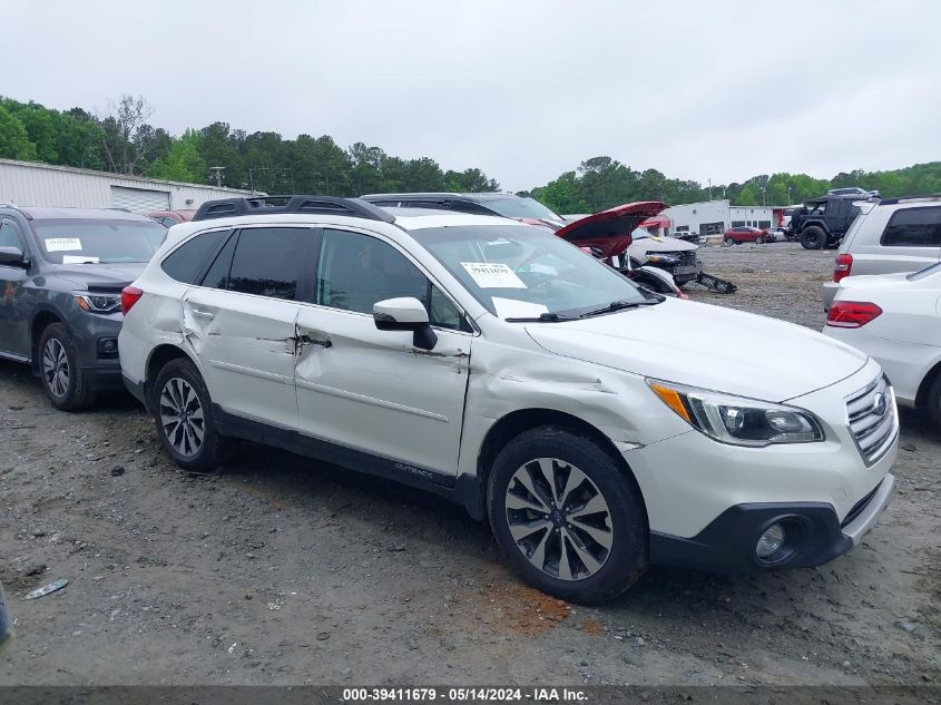 2016 Subaru Outback 2.5I Limited VIN: 4S4BSBLCXG3290823 Lot: 39411679