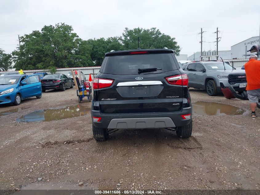 2021 Ford Ecosport Titanium VIN: MAJ6S3KL7MC403285 Lot: 39411686