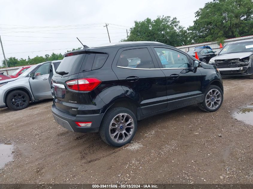 2021 Ford Ecosport Titanium VIN: MAJ6S3KL7MC403285 Lot: 39411686