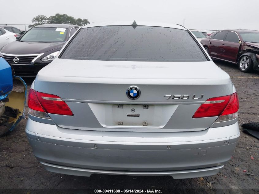 2007 BMW 750Li VIN: WBAHN83547DT73603 Lot: 39411688