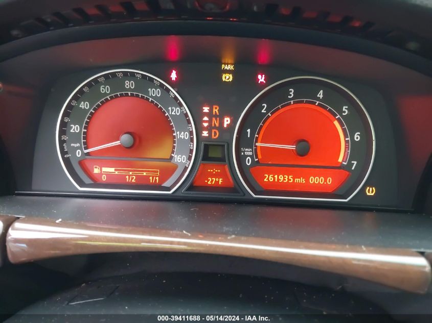 2007 BMW 750Li VIN: WBAHN83547DT73603 Lot: 39411688