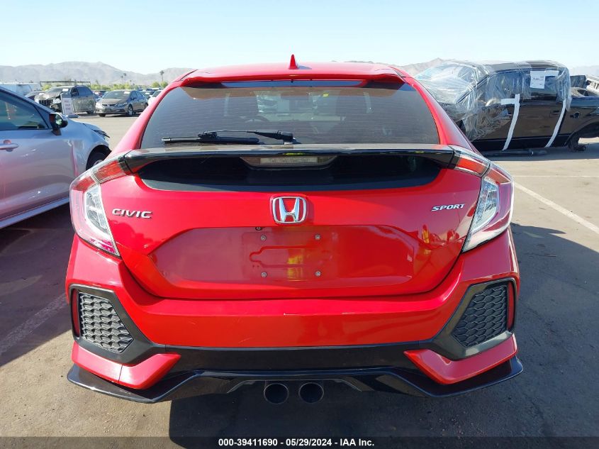 2019 Honda Civic Sport VIN: SHHFK7H40KU226014 Lot: 39411690