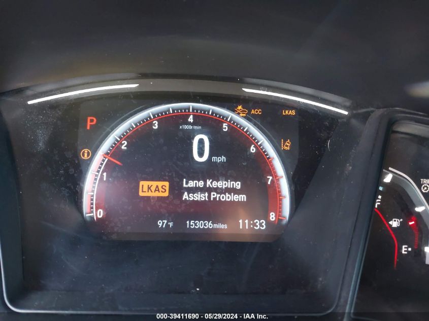 2019 Honda Civic Sport VIN: SHHFK7H40KU226014 Lot: 39411690